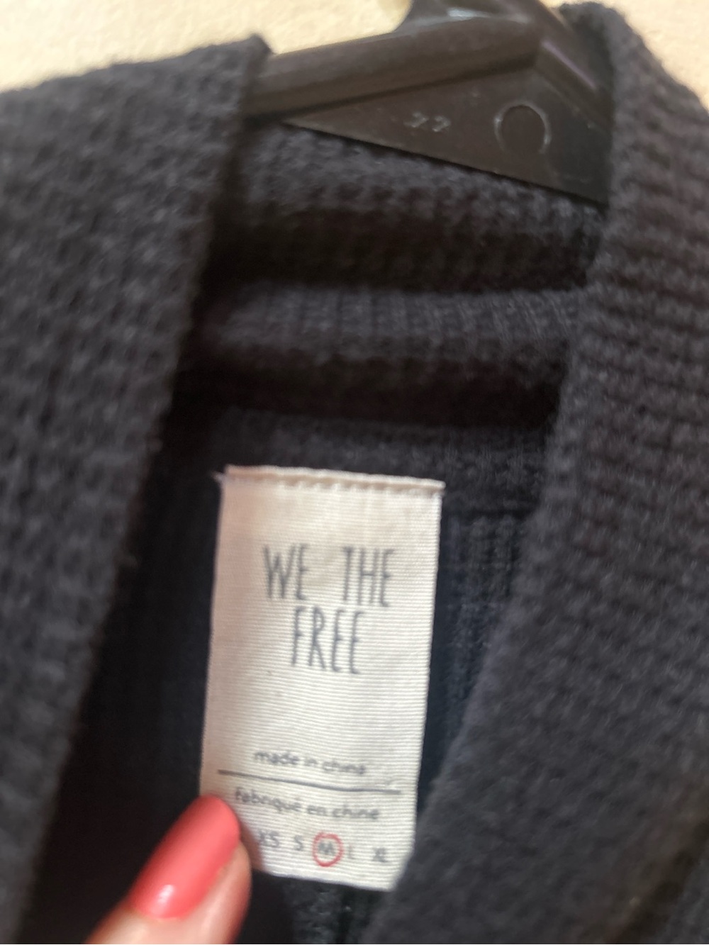 Free People We The Free Waffle Knit Marigold Turtle Top Henley Top - Picture 3 of 6